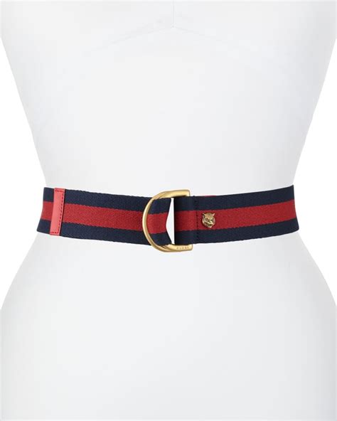 gucci tiger buckle web belt green red|Gucci belt with g buckle.